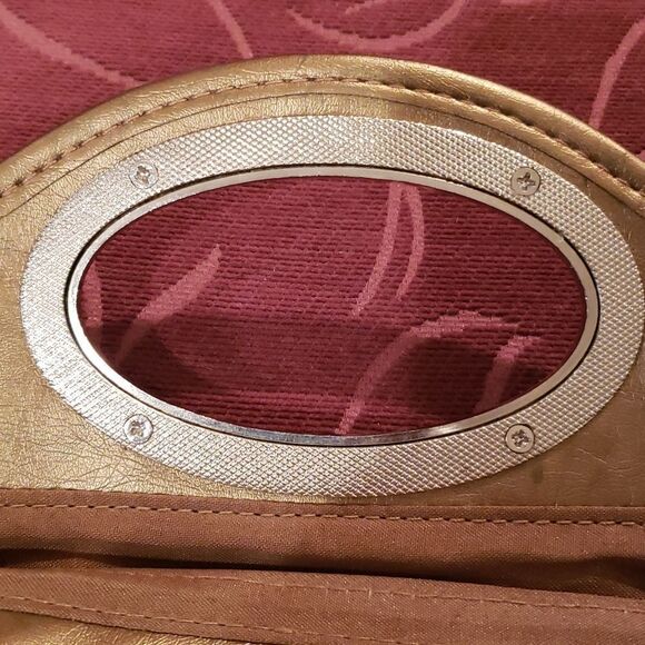 VNTG Goldtone Clutch Handbag - Picture 10 of 12